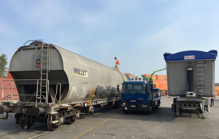 Recupero e movimentazione cereali e materie prime pulverulenti